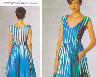 Vogue 1433 Designer Sewing Pattern By Tracy Reese Dress Sizes 6 - 14 Uncut