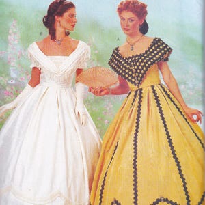 Butterick Making History 6693  Vintage Historical Costume Sewing Pattern  Dress Sizes 18 20 22  Bust 40 42 44  Unused