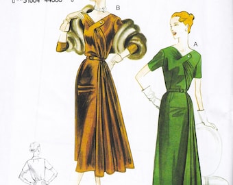 Vogue Vintage Model 8850  Reproduction Sewing Pattern  Reissue of A 1950s Design  Dress  Sizes 16 18 20 22 24 Bust 38 40 42 44 46 Unused