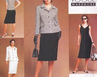 Very Easy Vogue 2526 Vintage Sewing Pattern Wardrobe Sizes 6 - 10 Uncut