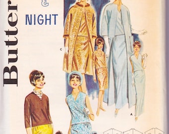 Butterick 2838  Vintage Sewing Pattern  Skirt Overblouse Coat  Size 14 Bust 34  Unused
