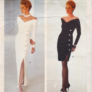 Vogue 2596  Vintage Designer Sewing Pattern By Bellville Sassoon  Evening Dress  Gown  Sizes 6 8 10  Unused
