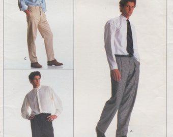 Vogue Men 2209  Vintage Designer Sewing Pattern By Perry Ellis  Mans Pants Trousers   Sizes 39 42 44  Unused