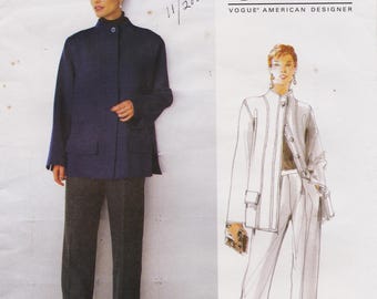 Vogue 2188, Oscar De La Renta Sewing Pattern, Pants & Jacket, Sizes 12 - 16, Unused