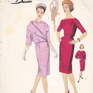 Vogue Paris Original 1452  Vintage Designer Sewing Pattern By Desses  Skirt Jacket Blouse Suit Size 12 Bust 32