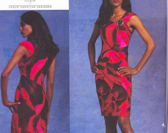 Vogue 1118 Designer Sewing Pattern By Tracy Reese Dress Sizes 6 - 12 Uncut