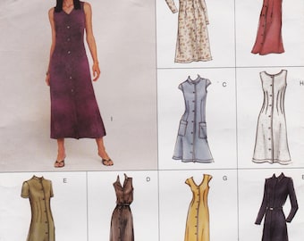 Vogue Easy Options 2412, Sewing Pattern, Dress, Sizes 14 - 18, Bust 36 - 40, Uncut