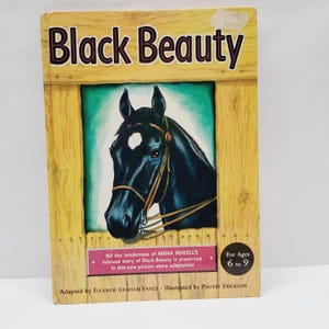 1949 Black Beauty Hardcover Children&#39;s Book by Anna Sewell