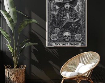 Gothic Witch Print