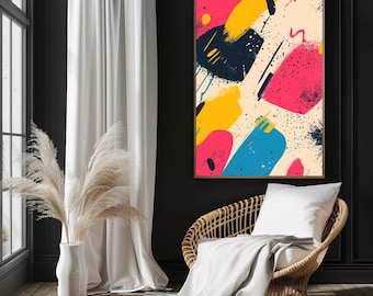 Retro Abstract Print
