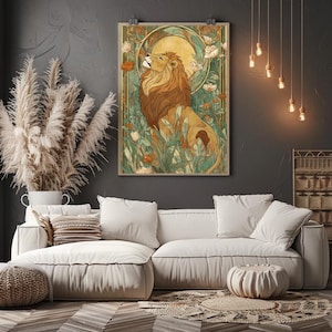 Elegant Lion Print