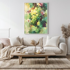 Luscious Green Grapes Print