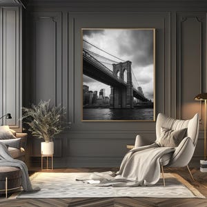 Classic Brooklyn Bridge Print