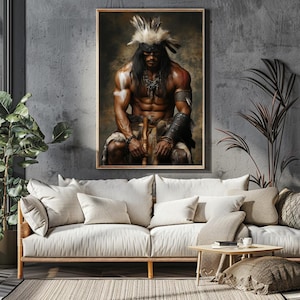 Indigenous Warrior Print