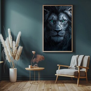 Fierce Lion Print