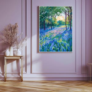 Blue Bell Field Print