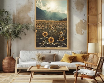 Sunflower Field Print