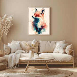 Adorable Fox Print