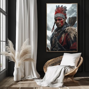 Indigenous Frost Ridge Warrior Print