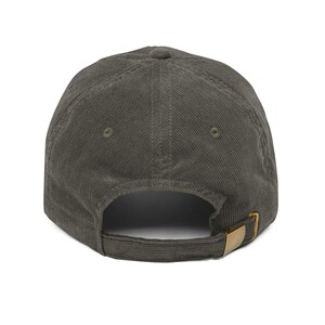 Cappello in velluto a coste "Favorite Daughter" / Tipografia minimalista ricamata immagine 8