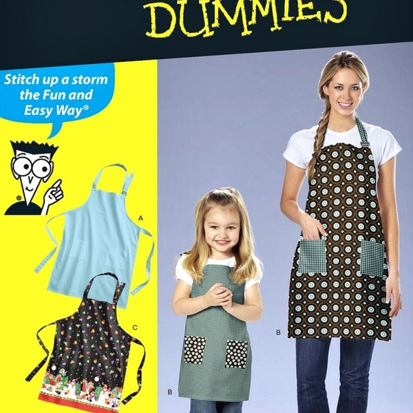 Sewing Pattern Easy Apron Pattern, Mommy & Me Apron Pattern, Adult and Child Apron Pattern, Simplicity Sewing Pattern 2824