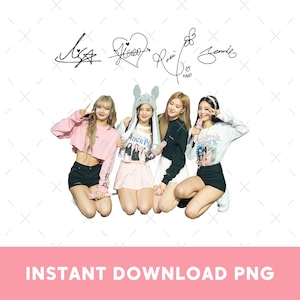 BlackPink PNG, Born Pink Png, Kpop Fan T-Shirt, Kpop Merch Shirt, Blackpink World Tour T-Shirt, Ideale Musikfan Geschenke