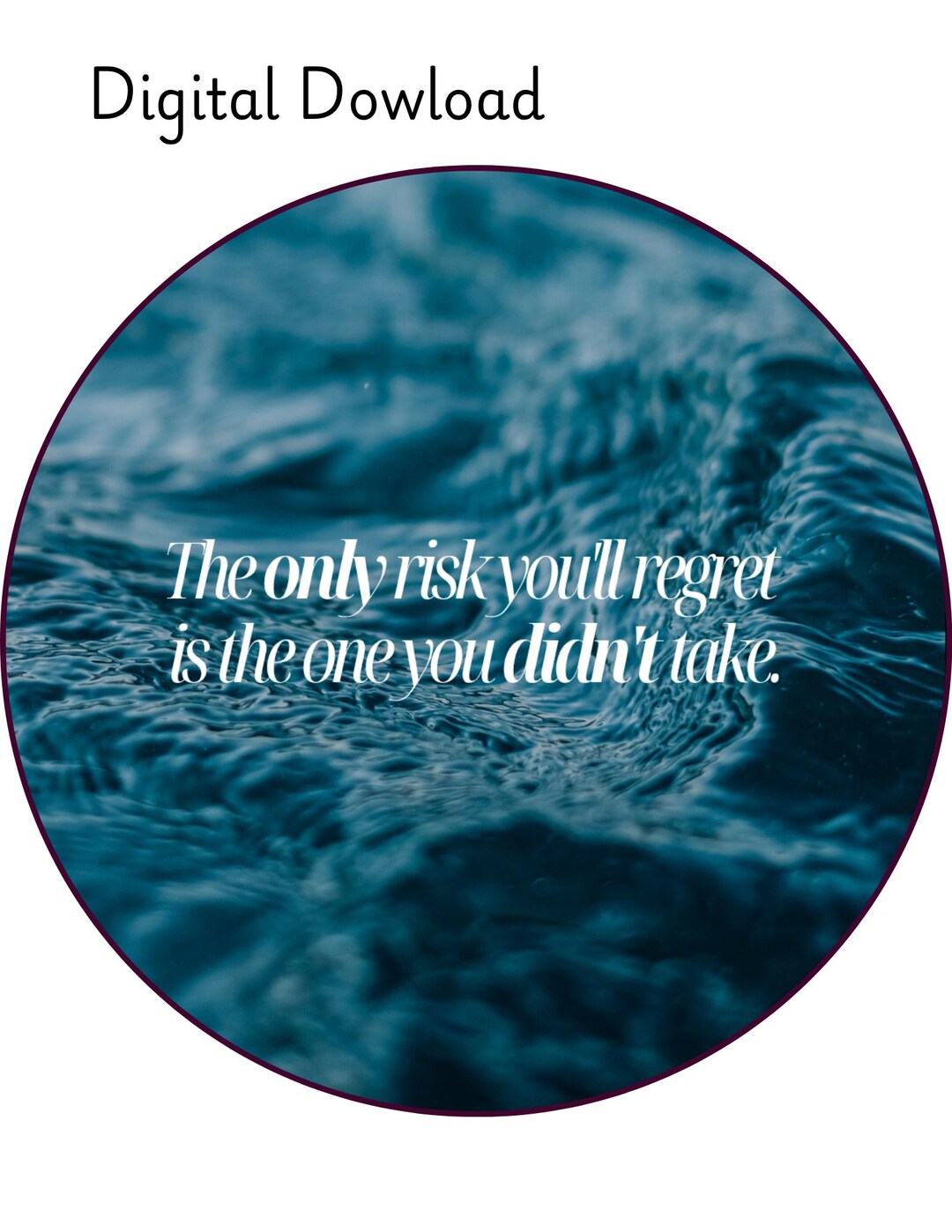 リスクテイカーのインスピレーションあふれる名言アート：ミニマリストなオフィス装飾（デジタルダウンロード） - Etsy 日本