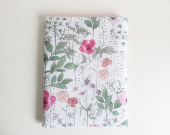 Medium Liberty Lawn 'Irma Meadow X' Fabric Book Sleeve, Book Cover.