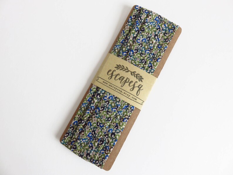 3 Metres 1 Single Fold Bias Tape Liberty Lawn /'Sweet Cherries B/' fabric