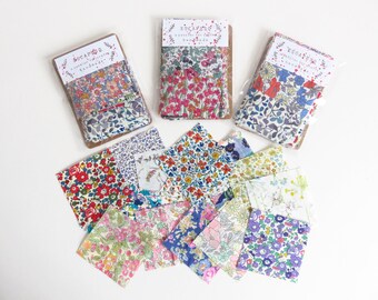 Random Mini Charm Pack 2.5" Liberty Lawn 50 piece.