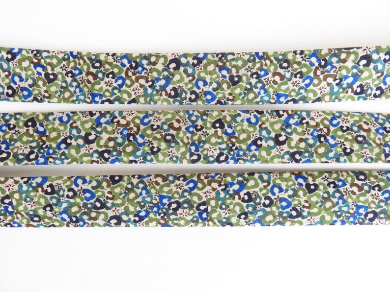 3 Metres 1 Single Fold Bias Tape Liberty Lawn /'Sweet Cherries B/' fabric