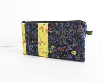 Pencil Liberty Lawn Wild Flowers G Fabric Patchwork Zippered Case