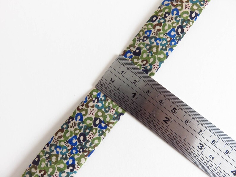 3 Metres 1 Single Fold Bias Tape Liberty Lawn /'Sweet Cherries B/' fabric