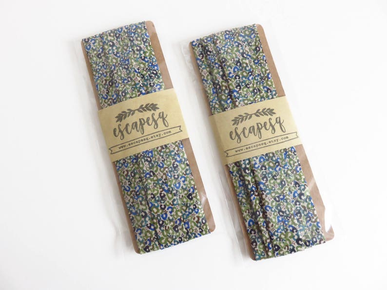 3 Metres 1 Single Fold Bias Tape Liberty Lawn /'Sweet Cherries B/' fabric
