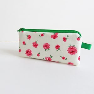 Monedero pequeño de algodón con diseño de Liberty Quilting 'Flower Show Midsummer, Mary Rose'