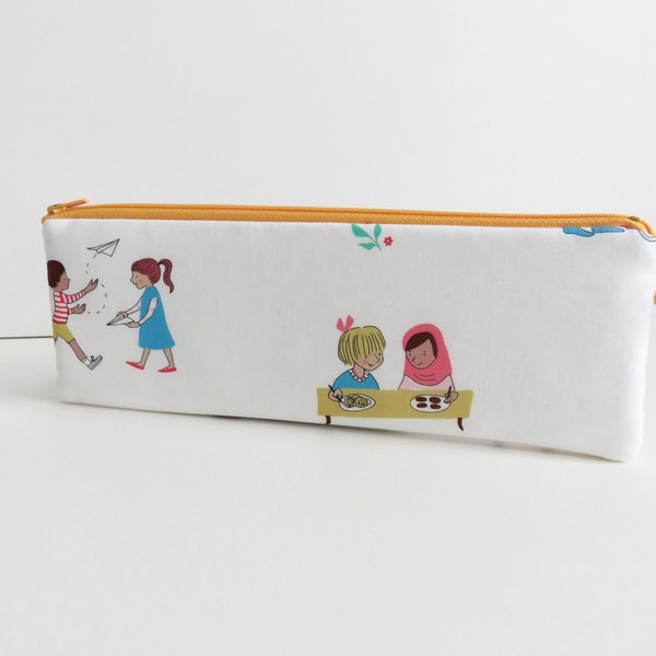 Long Sarah Jane Children Of The World, Be A Friend Zippered Case.