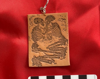 Valdaro Lovers skeleton archaeology christmas ornament decorations ancient antiquity anthropology xmas neolithic love grave preshistoric