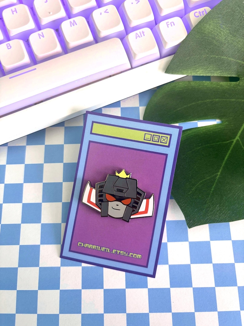 Transformers Starscream Hard Enamel Pin image 1