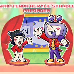 PREORDER - Spamton & Tenna TV Time Acrylic Standee 6&quot;