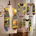 Personalized Colombia Flag Graduation Sash 2026, Colombia Graduation Stole Custom, Colombian Graduation Sash 2026 product logo
