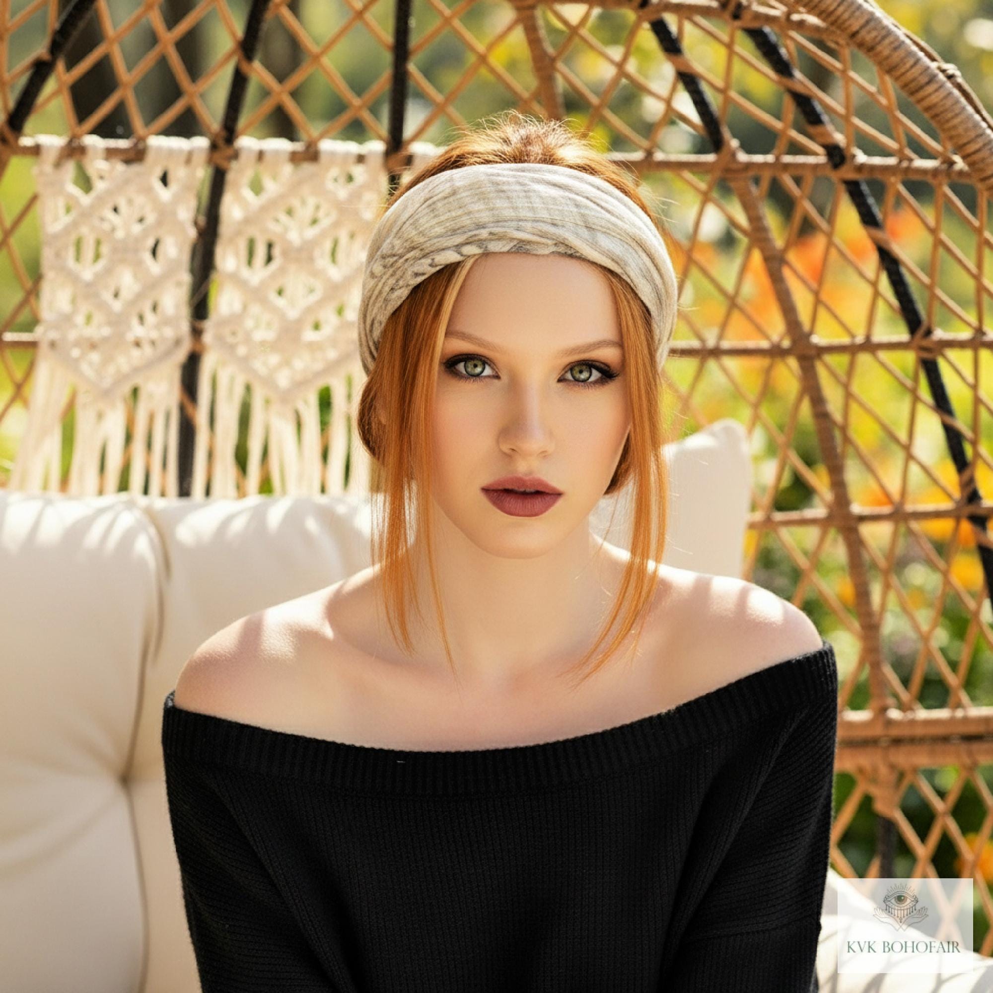 Cotton Boho Headband - Etsy