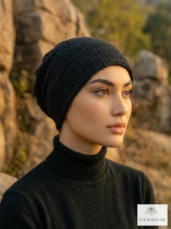 Gauze Cotton Boho Hat - Lightweight Summer Headwear