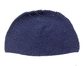 Conte of Florence Italian Men's Hat Beanie Winter Black Acrylic