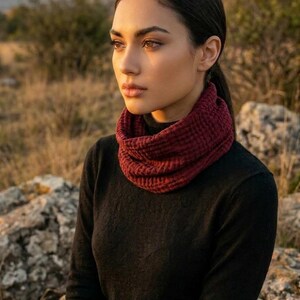 Sombrero bohemio de gasa de algodón - Gorro ligero de verano imagen 7