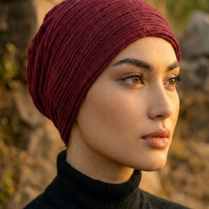 Sombrero bohemio de gasa de algodón - Gorro ligero de verano imagen 1