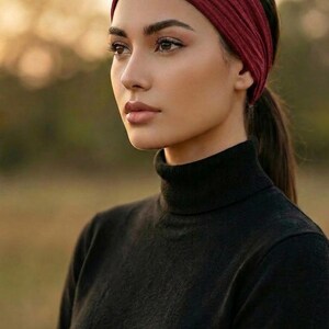 Sombrero bohemio de gasa de algodón - Gorro ligero de verano imagen 4
