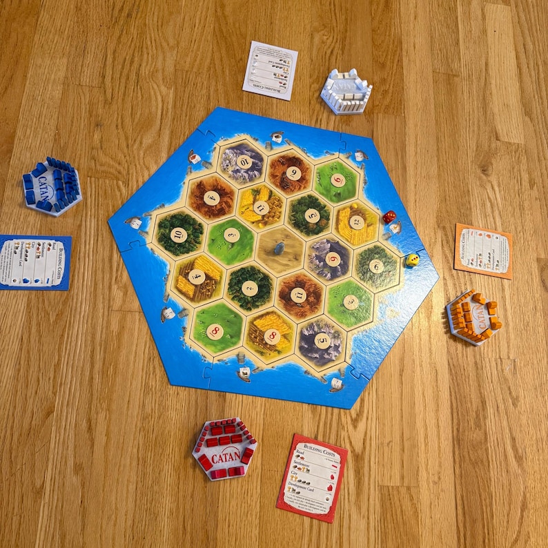 Catan 5th Edition | Game Piece Organizer | 3D Printed | 1-6 Players ...