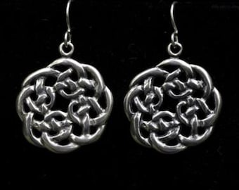 Celtic Knot earrings sterling silver