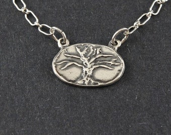 Winter Tree Sterling Silver Necklace