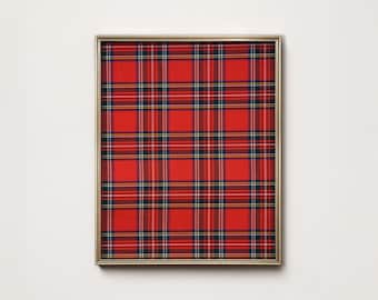 Scottish Tartan Print: Plaid Heritage Wall Art (Digital Download)